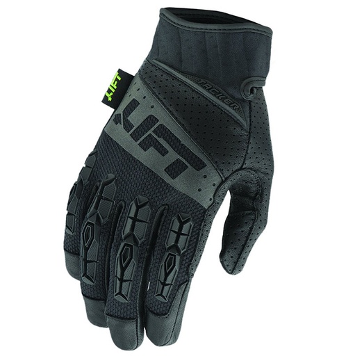[RX1-13-24918] Lift Aviation - Tacker Glove (Hi-Viz)- Genuine Leather Anti-Vibe - M