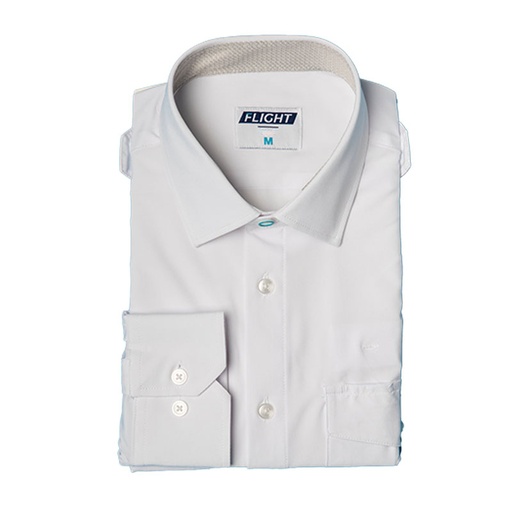 [RX1-13-25014] Flight Shirt - Eyelets Large Slim Fit Long Sleeve