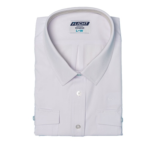 [RX1-13-25054] Flight Shirt Womens - Eyelets Large Womens Fit Short Sleeve