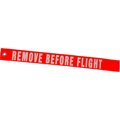 [RX1-13-25580] Remove Before Flight Streamer Black On Yellow