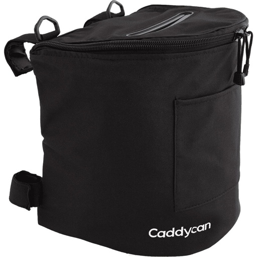 [RX1-13-25659] Caddycan Jr Portable Trash Can Black