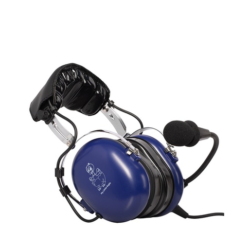 [RX1-13-25691] My Little Eagle Youth Aviation Headset - Fighter Jet Blue