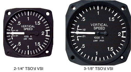 [RX1-10-03972] UMA 3-1/8 Vertical Speed Indicator 0-4000 Cabin Climb TSO