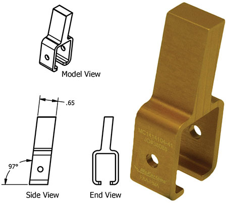 [RX1-05-14995] McFarlane Left Seat Roller Housing For Cessna MC1414104-41 FAA-PMA Approved