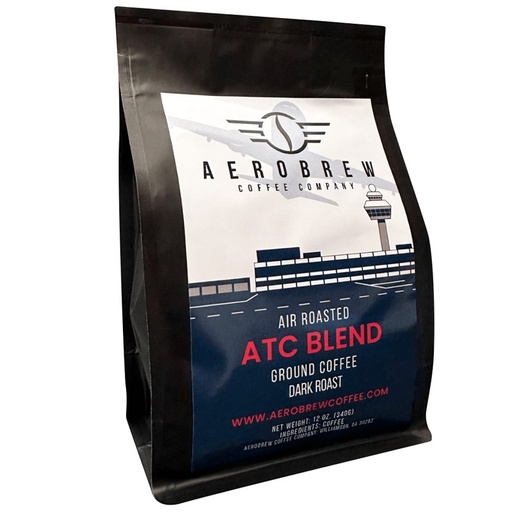 [RX1-14-03448] Aerobrew Coffee Company - Atc Blend - Dark - Ground - 12 Oz Bag