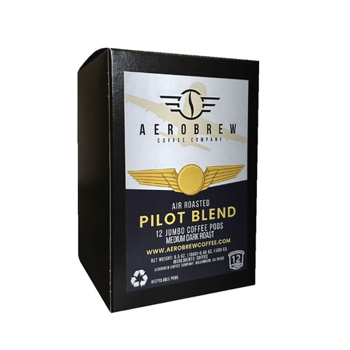 [RX1-14-03454] Aerobrew Coffee Company - Pilot Blend - Medium/Dark - K-Style Pods