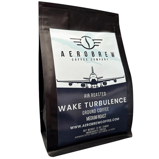 [RX1-14-03456] Aerobrew Coffee Company - Wake Turbulence - Medium - Whole Bean - 5 Pound Container