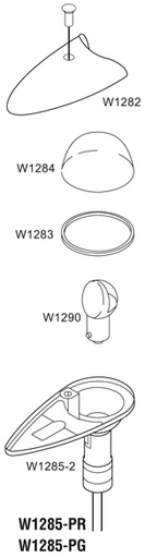 [RX1-11-03232] Whelen W1282 Lens Retainer