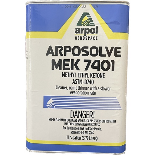 [RX1-99-02148] Aero Arposolve Mek 7401 Gallon - Dented