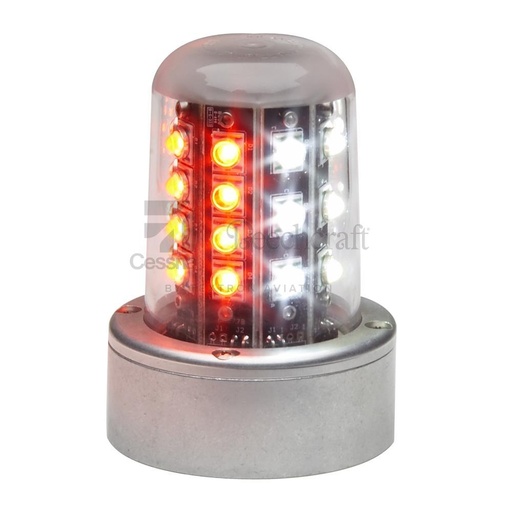 [RX5-01-0790520-55] LED BEACON, 14V, RED/ WHITE