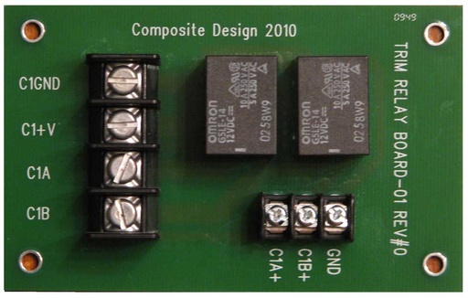 [RX1-11-09849] Single Axis Trim Relay Board 12V