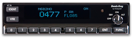 [RX1-11-12038] Bendix King Kt 74 Ads B Mode Small Transponder