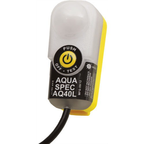 [RX1-11-14273] Lalizas Lifejacket LED Flashing Light Safelite Iv On-Off Water Activated Uscg Solas/Med