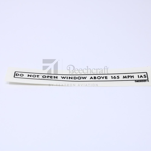 [RX5-0405007-1] PLACARD