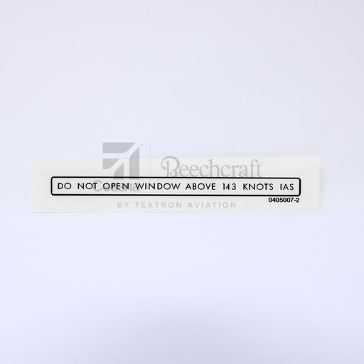 [RX5-0405007-2] PLACARD