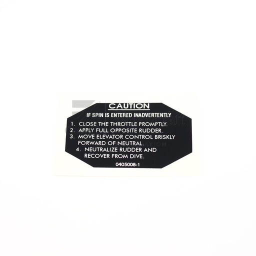 [RX5-0405008-1] PLACARD