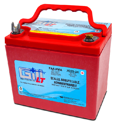 [RX1-11-16889] Gill Battery Super Capacity 7025-24