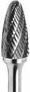 [RX1-12-00599] Carbide Round Nose Tree Burr 3/8