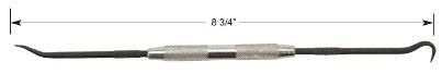 [RX1-12-02897] Hook Scribe Pigtail 2Pnt 8-3/4