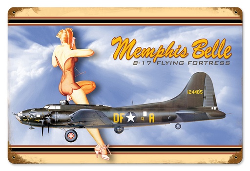 [RX1-13-08458] Mephis Bell Metal Sign 18X12