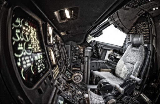 [RX1-13-13437] Jose Ocana Art Cockpit Lateral Print 33X22