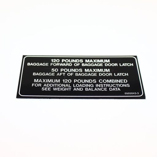 [RX5-0505043-3] PLACARD-BAG CAP