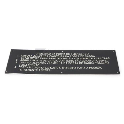 [RX5-0505048-28] PLACARD ASSY (BRAZIL)