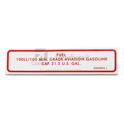 [RX5-0505094-1] PLACARD