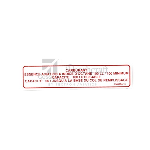 [RX5-0505094-10] PLACARD FRENCH