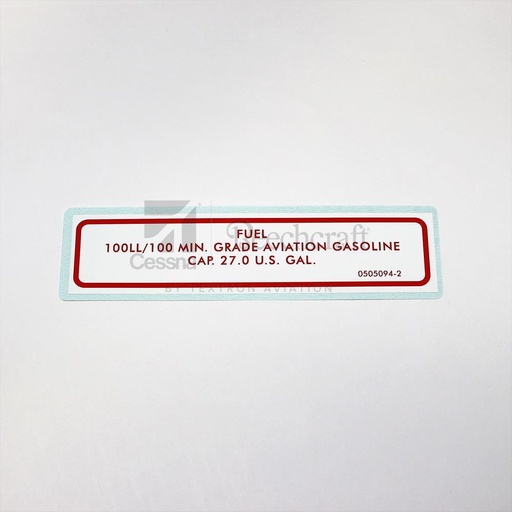 [RX5-0505094-2] PLACARD