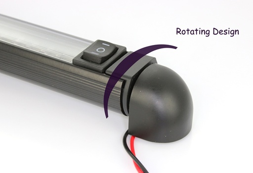 [RX1-13-15804] LED Rail Lamps- 12 Red/White LED Lights