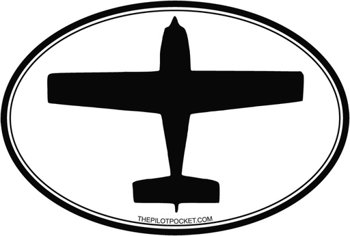[RX1-13-18971] Airplane Magnetic Car Decal