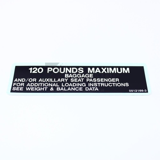 [RX5-0512166-3] PLACARD