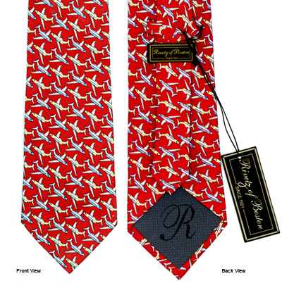 [RX1-14-02574] Neck Tie Jet Red