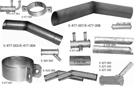 [RX1-05-05278] Cessna 150 Tailpipe Brace Clamp