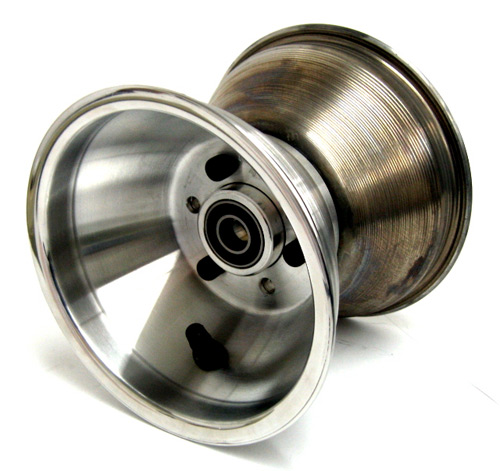 [RX1-06-01274] 6 Spun Aluminum Nose Wheel