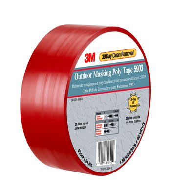 [RX1-09-02136] 3M Mask Poly Tape 5903 Red