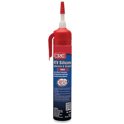 [RX1-09-05512] Crc 14059 Rtv Silicone Red High Temperature