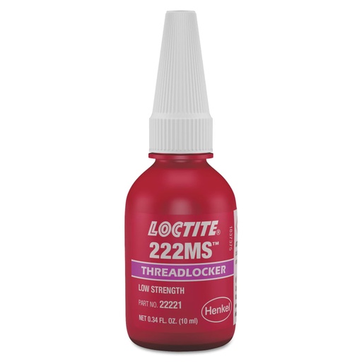 [RX1-09-42610] Loctite 222 Pink Low Strength 50Ml