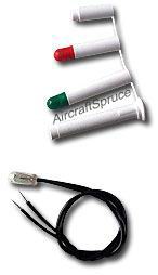 [RX1-10-01229] Westach Instrument Light Kit 12VDC Clear With Red & Green Boot