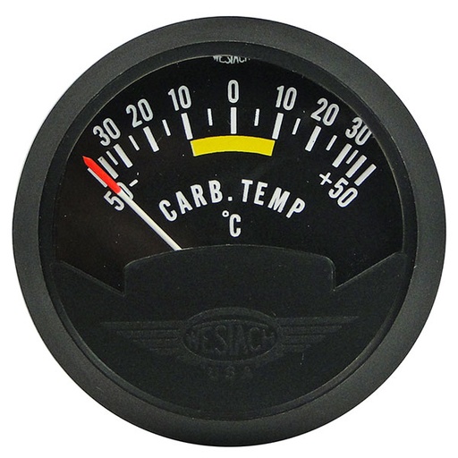 [RX1-10-01243] Westach 2-1/4 Carburetor Temperature Gauge -50 To 50 2A3-1 Non-TSO