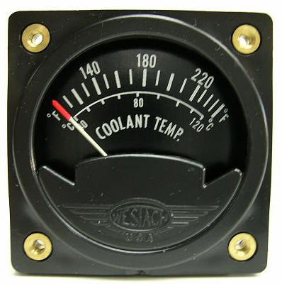 [RX1-10-01301] Westach 2-1/4 Square Coolant Temperature 100-260F 2A9-5 Non-TSO
