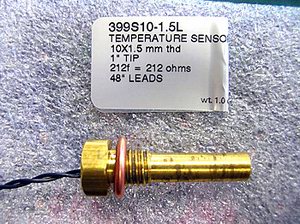 [RX1-10-02641] Westach Temperature Probe 10X1.5MM Thd 4 Lead 1 Tip Non-TSO