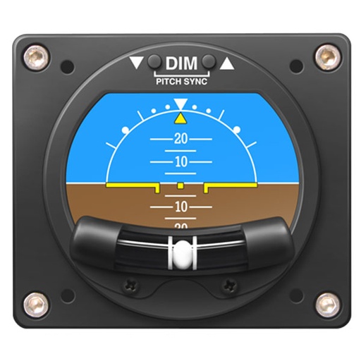 [RX1-10-06996] RC Allen RCA2610-2 Digital Attitude With Slip Ind Turn Rate