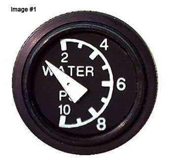 [RX1-10-22247] UMA 1 Mechanical Water Pressure Gauge 2 - 10 PSI Non-TSO