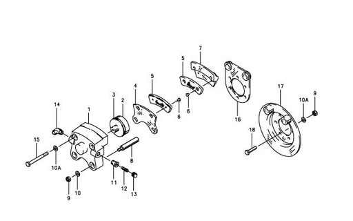 [RX1-06-03055] Cleveland Brake Assembly 30-55