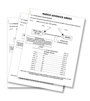 [RX1-11-12407] Narco Ar-850 Install. Manual