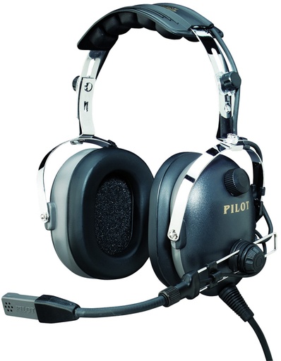 [RX1-11-12982] Pilot USA PA-1160Ai Headset Icom A6 A24 A14 Straight