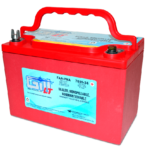 [RX1-11-16890] Gill Battery Super Capacity 7035-34