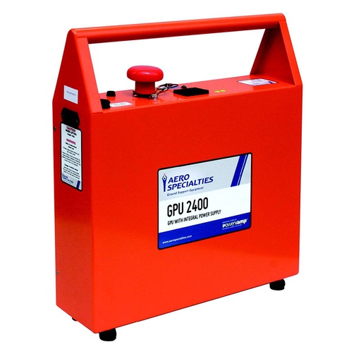 [RX1-11-18636] Powervamp GPU 2400 Base Unit 6.5Foot 28V Aircraft Connector Output + SB350 Us Input